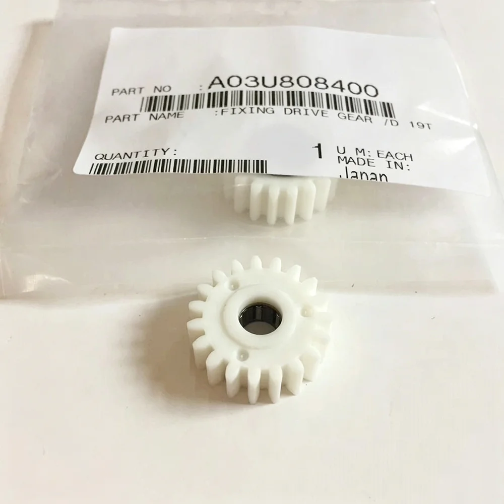 A03U808400 Original Fixing Drive Gear /D 19T for Konica Minolta Bizhub Press C6000 C7000 C6500 C6501 C2060 C2070 C3070 C3080