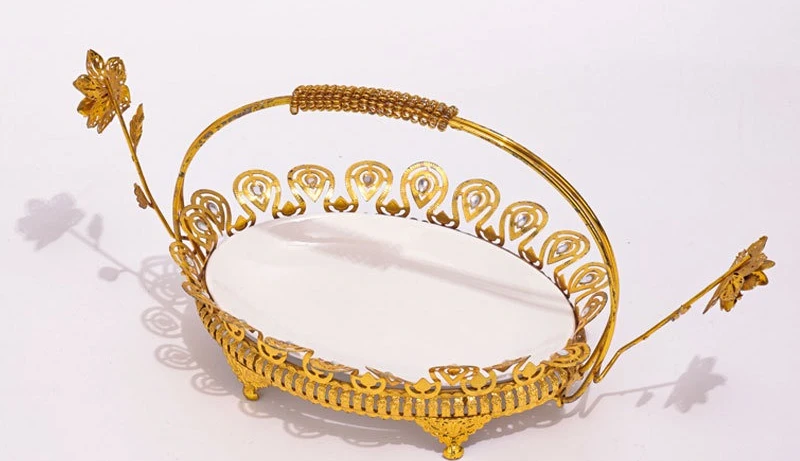 طبق فاكهة إبداعي ذو إحساس متقدم، طاولة قهوة منزلية بسيطة لغرفة المعيشة، طبق كعك، شاي فاخر بعد الظهر #4