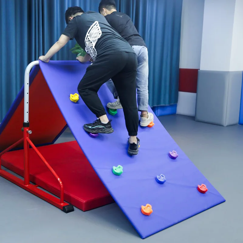 Climbing Wall Indoor Eco-friendly Rock Climbing Board for Children's Training Soft Play Mats in Clubspromote sales