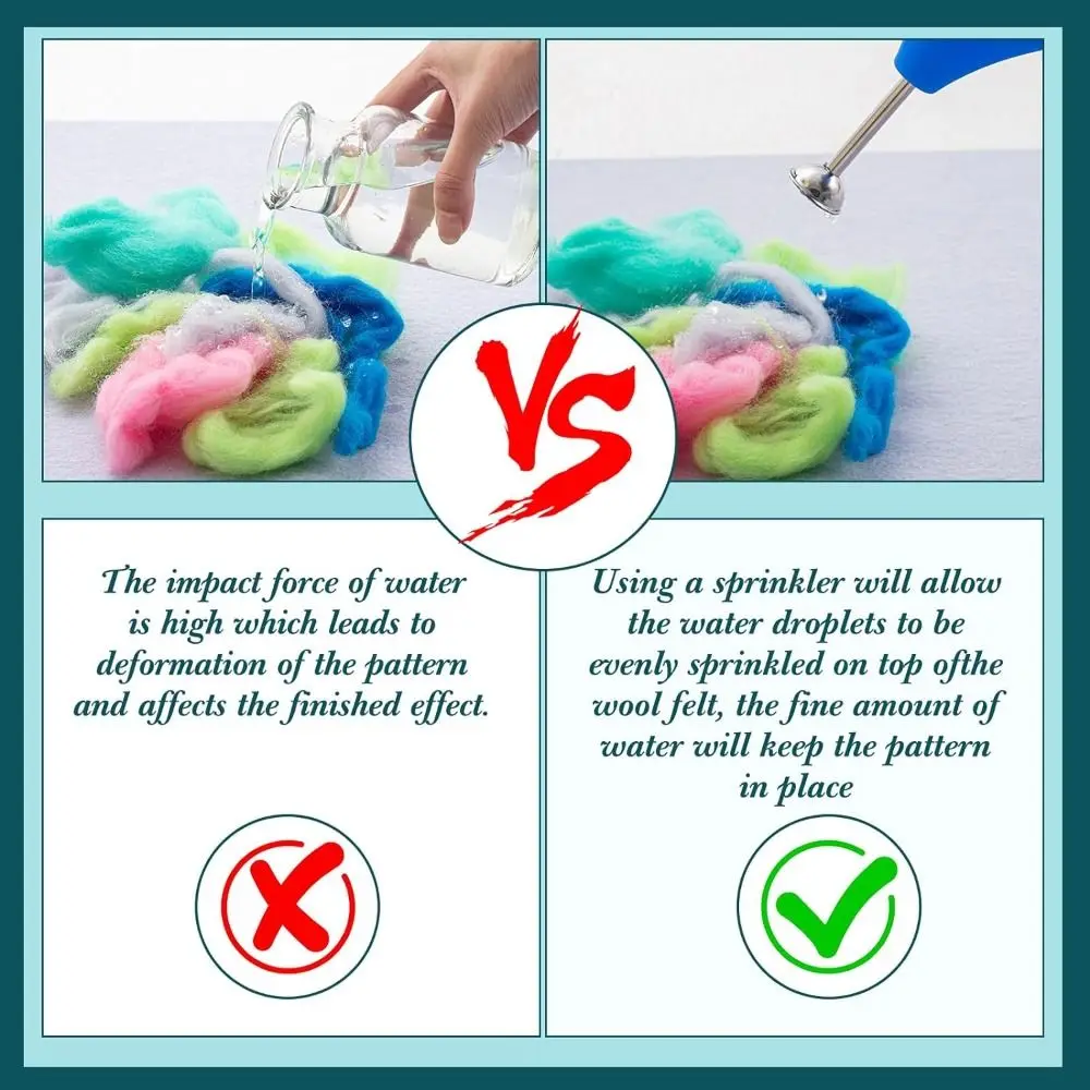 for Wet Felting Wet Felting Sprinkler Wet Felting Water Sprinkler Supplies Felting Tools & Equipment Ball Sprinkler Black Color
