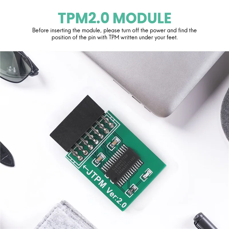 Y06A TPM 2.0 Encryptie Beveiligingsmodule Externe kaart LPC-14PIN Module 14Pin LPC voor TPM2.0 LPC 14 Pin Beveiligingsmodule