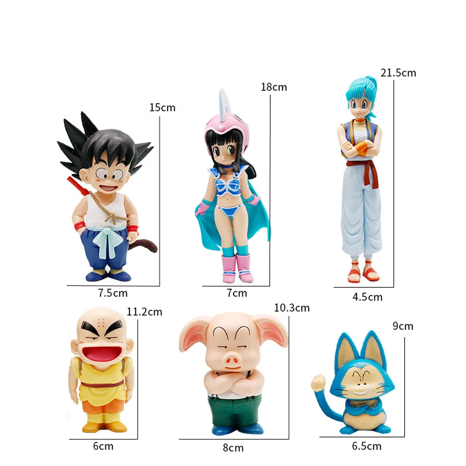 

Dragon Ball Anime Figures Child Sun Goku Child Kuririn Action Figure Statue Model Doll Collection Toys Gifts