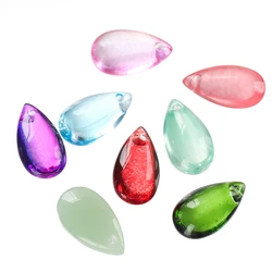 10PCS 8x14MM Waterdrop Charms Crystal Glass Charm Pendant for Necklace Bracelet Earrings Connector DIY Jewelry Making Finding