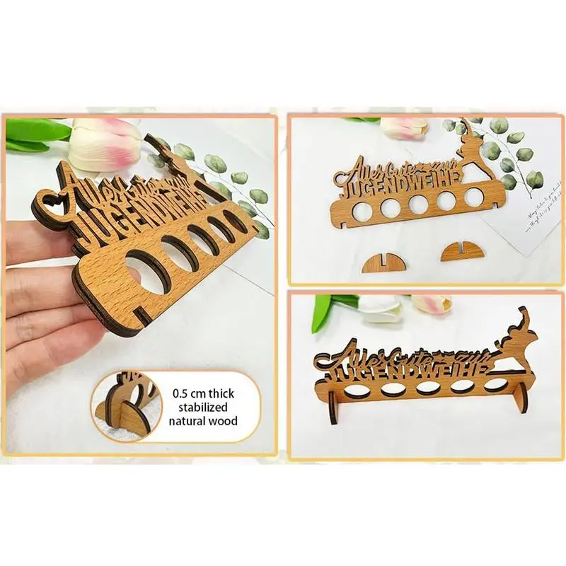 Wooden Money Holder Wooden Money Organizer Display Rack Desk Ornament For Bedroom Living Room Wooden Crafts For Birthdays