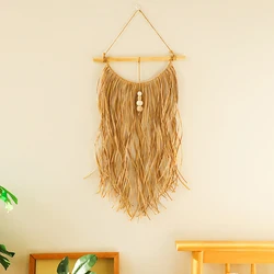 Raffia Wall Hanging Weaving Tapestry Wall Hanging Macrame Decor Wall Art Wall Decor Home Decoration Wall Hangings Home Decor