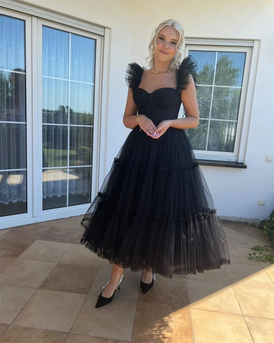 فساتين حفلات السهرة Tulle Corset Evening Party Dresses Long Luxury 2024 Off Shoulder A Line Women Dress Party Night Evening Gown