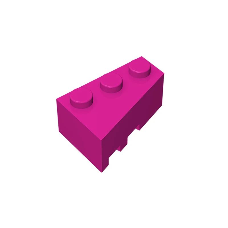 Gobricks-빌딩 블록 기술 DIY 3x2 웨지 브릭 (오른쪽) 10 PCS 호환 조립 입자 부품, 장난감 선물 6564