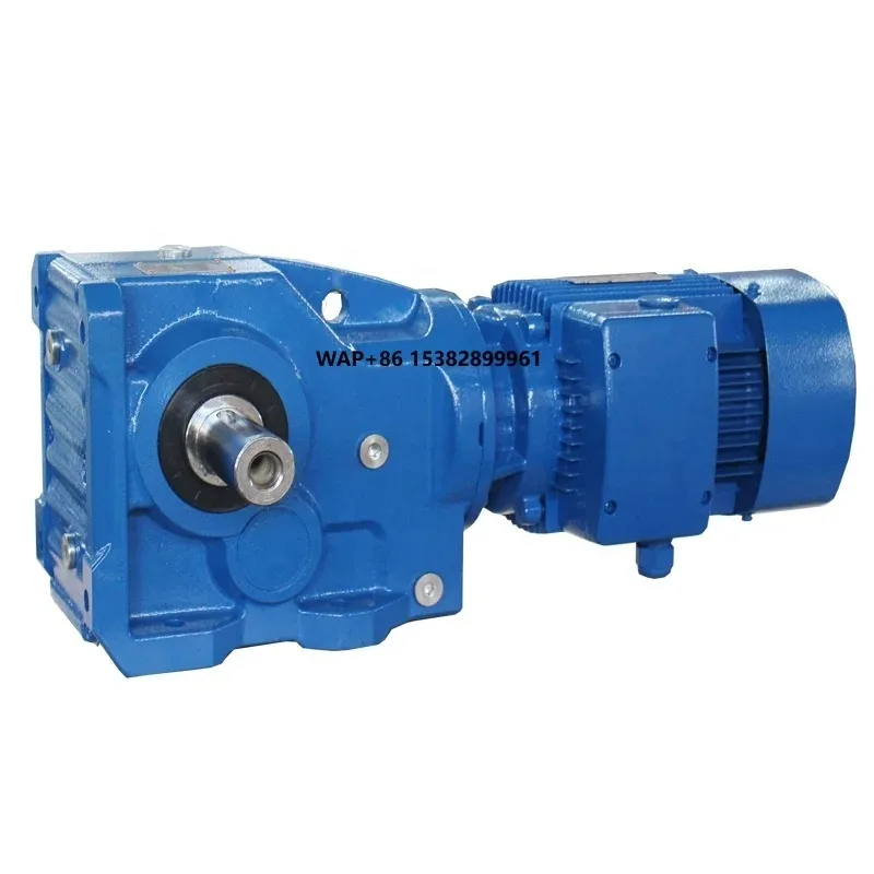 Ac Gear Reduction Electric Motor 25kw K Series Helical Bevel Gear Reducer Gear Box Motor