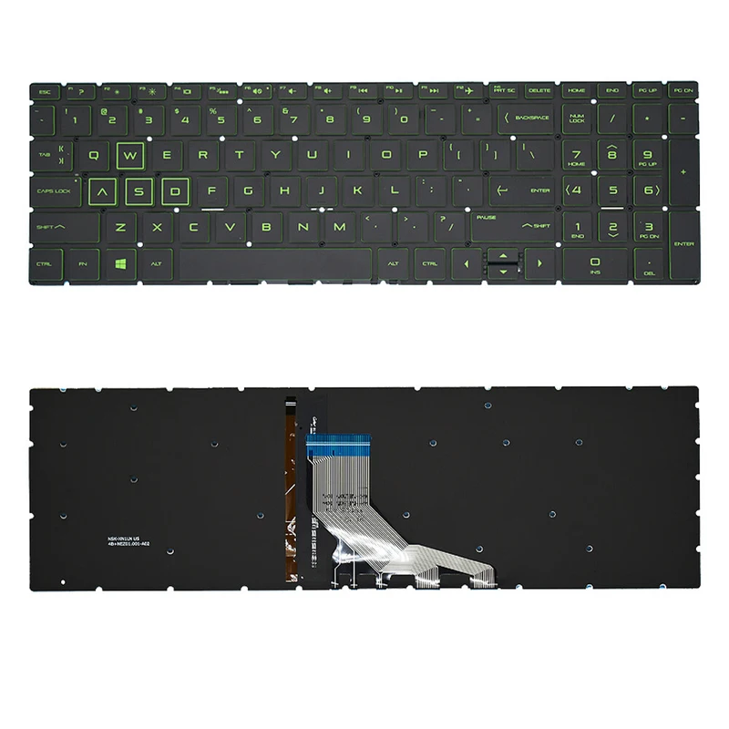 f  For HP 15-DA 15-DB 15-DX 15Q-DS 15-CX TPN-C135 TPN-C136 English Keyboard