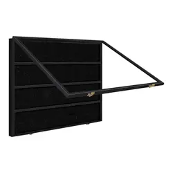 Baseball Card Display Case Holds Sport Cards Wall Mount Showcase for Football Basketball Hockey Cards Collection Wall Cabinet