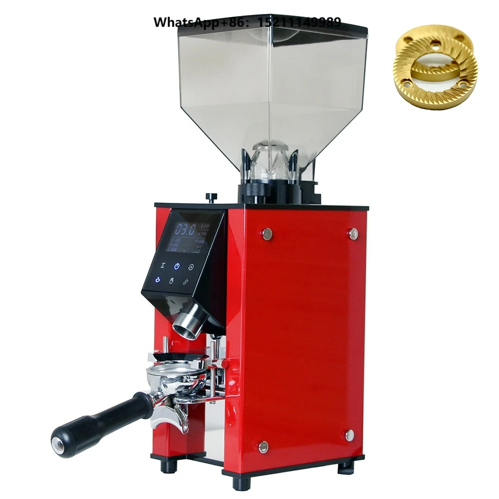 High Quality Professional Manual Coffee Machine With Grinder Barista Coffee Pulper Grinding Machine Electric Stainless Steel 350