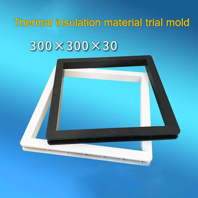 

Plastic Insulation Mortar Trial Mold 30 * 30 * 3Cm Detachable Bottomless Test Block Mold Mortar Insulation Material Trial Mold