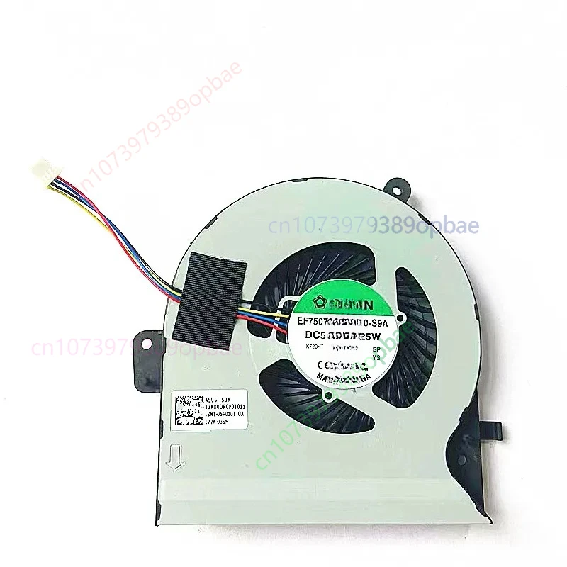 New Original SUNON EF75070S1-C530-S9A CPU Cooling Fan for Asus GL502 Laptop Internal Replacement