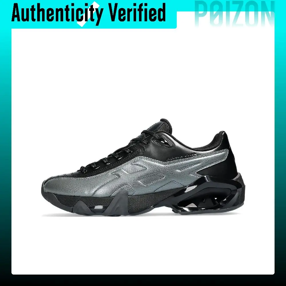 KIKO KOSTADINOV x ASICS Novalis Mesh, Leather Low top Casual Shoes Men's Black Gray 1203A331-001