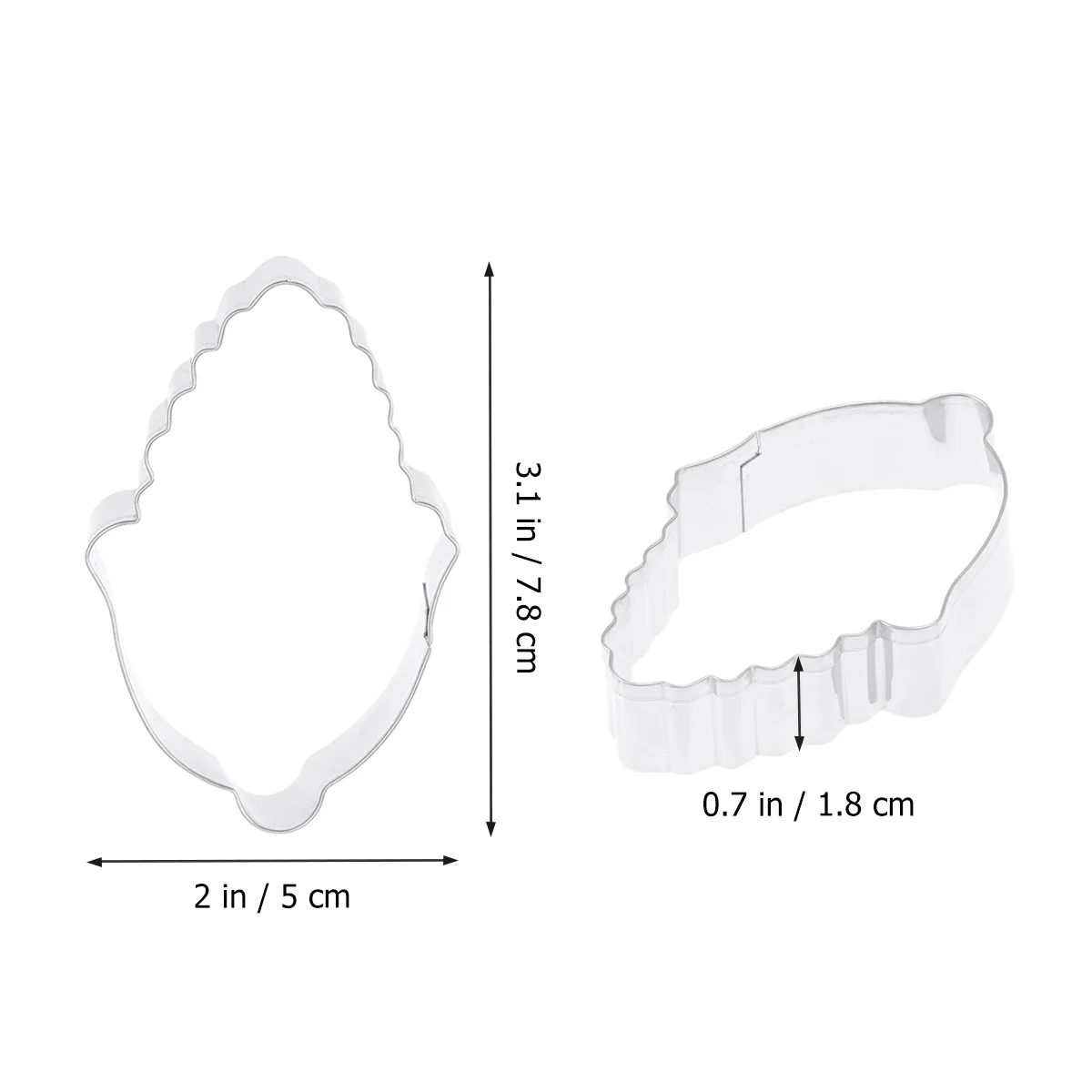 

Cookie Cutters Cutting Vegetables and Fruit Tool Fondant Corn Mold Metal Cake Shape