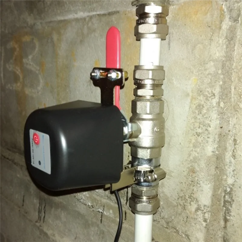 AS95-Tuya Smart Zigbee 3.0 Wasserventil Gasventilschalter Bluetooth Ventilsteuerung (AU-Stecker)