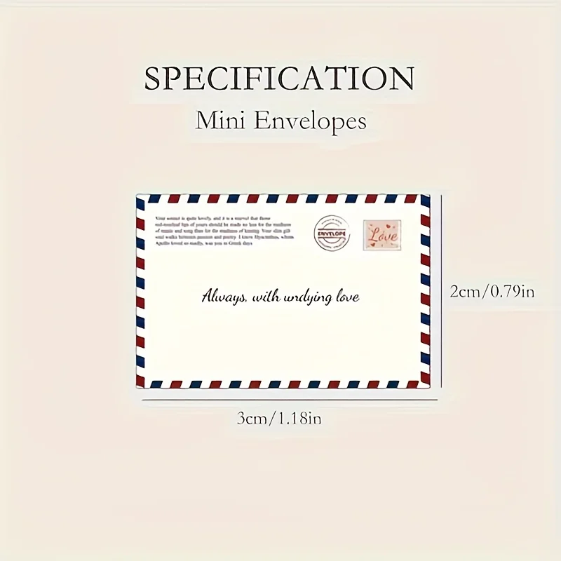 90Pc Elegant Mini Envelope Set with Red Seal - Cute Stamps and Heart/Round Label Designs - White Background with Blue and Red Borders, Self-Adhesive Closure Suitable for Weddings, Valentine's Day, Mother's Day, Graduation, Back to School Season - Pre-Written Address, Suitable for Notes, Birthday Party Decorations, Bulk Stationery (Compatible with Label Makers), Mini Envelopes and Cards, Small Cards with Envelopes, Christmas Gifts