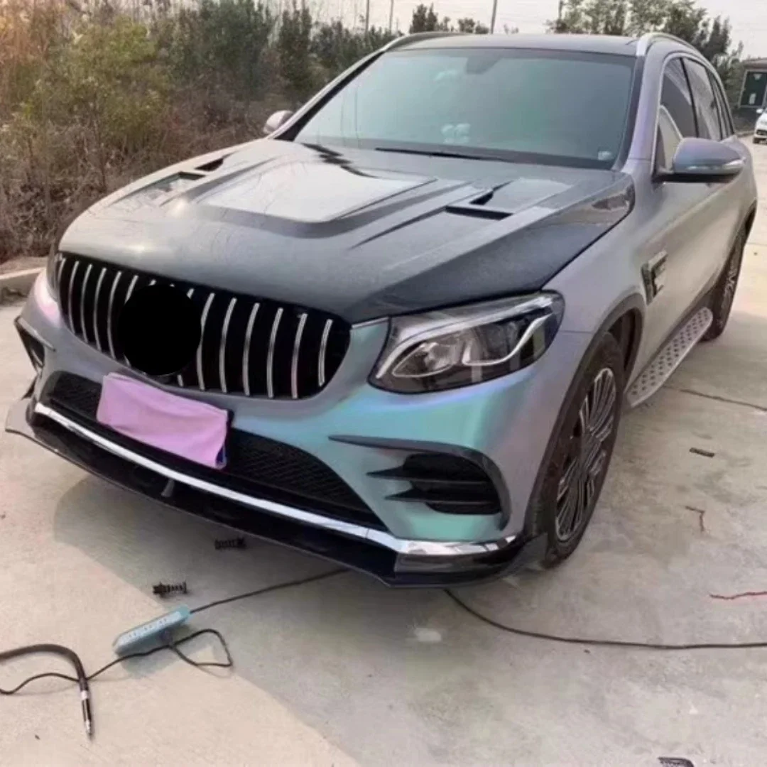 body kit carbon fiber engine hood Assembly for Mercedes-Benz GLC 2019-20 convert Auto Car Accessories