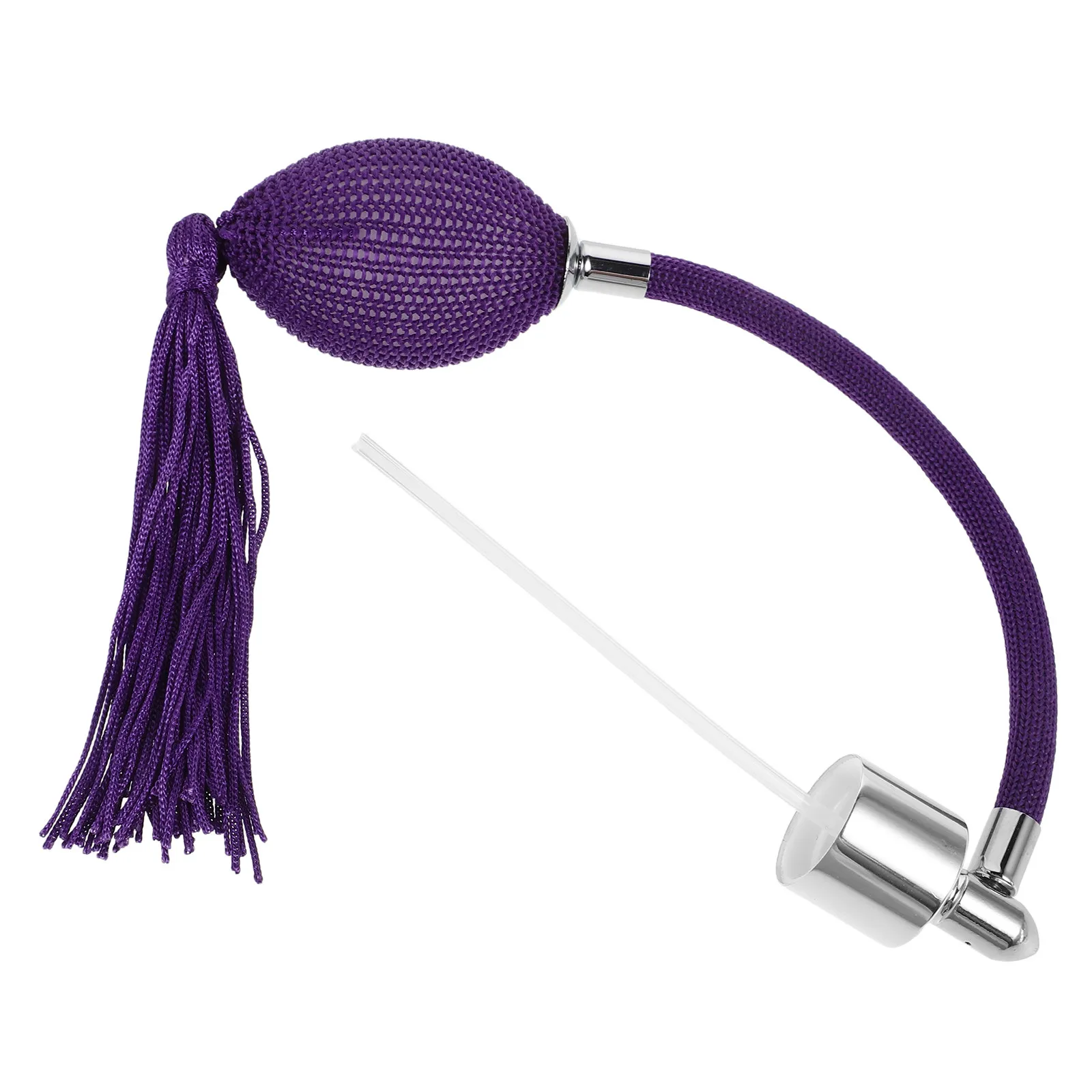 Long Tube Purple Airbag Atomizer Bulb Perfume Spray Nozzle Fine Mist Spray Pump Perfume Bottle Sprayer