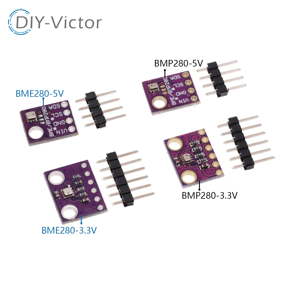 BME280 5V 3.3V Digital Sensor Temperature Humidity Barometric Pressure Sensor Module I2C SPI 1.8-5V BME280 Sensor Module