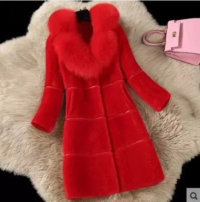 Autumn Winter New Fashion Women’s Solid Color Long Sleeve Luxury Elegant Casual Trendy Faux Fur Jackets Female Clothes Coats