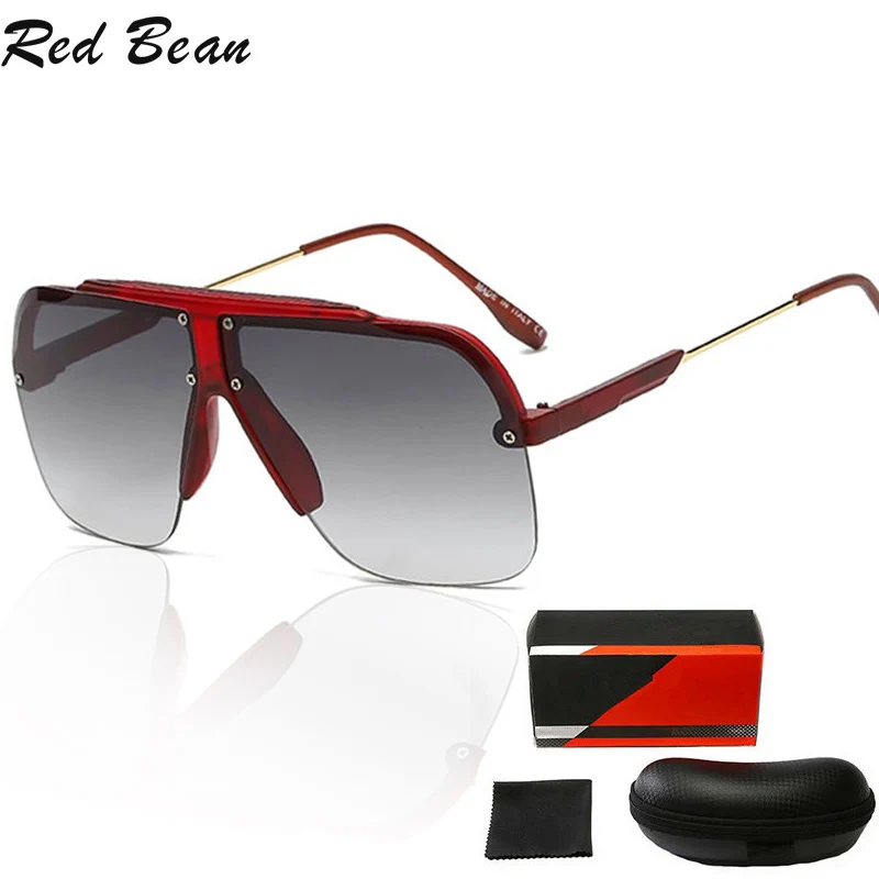 

Luxury Fashion Sunglasses Women Men Oversized Sunglasses For Women Mirror Rimless Gradient Eyewear Accessory Oculo Male
