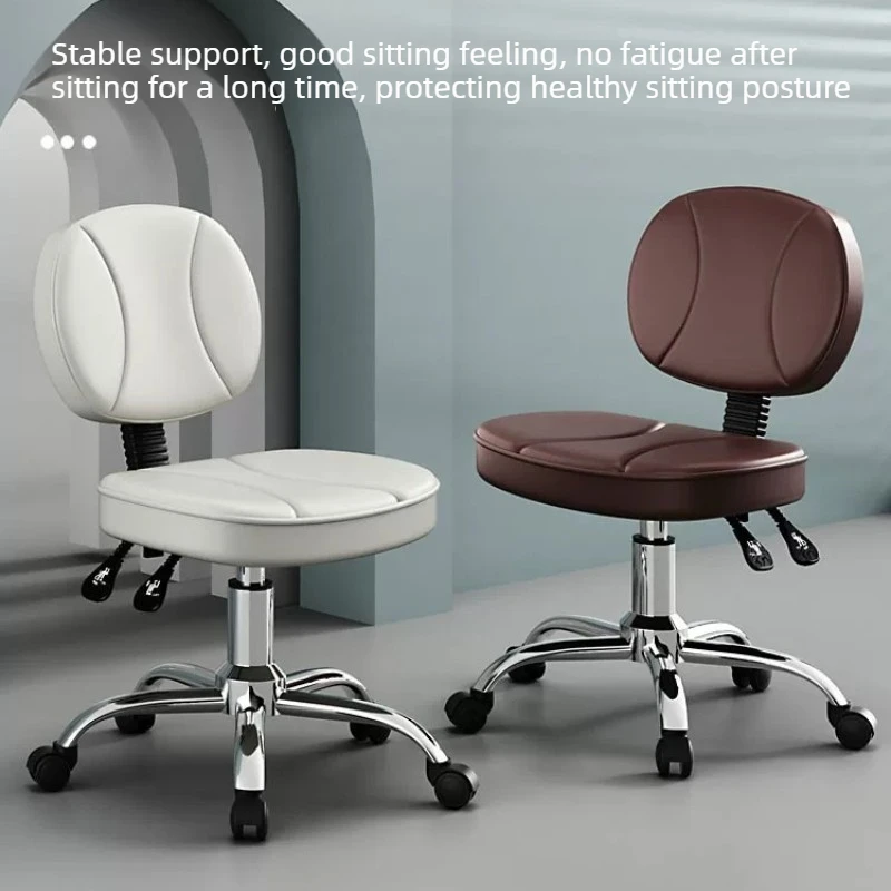 

Dental Doctor Chair Oral Nurse Stool Adjustable Backrest Height Rolling Swivel for Beauty Salon Nail Tech Massage Stool