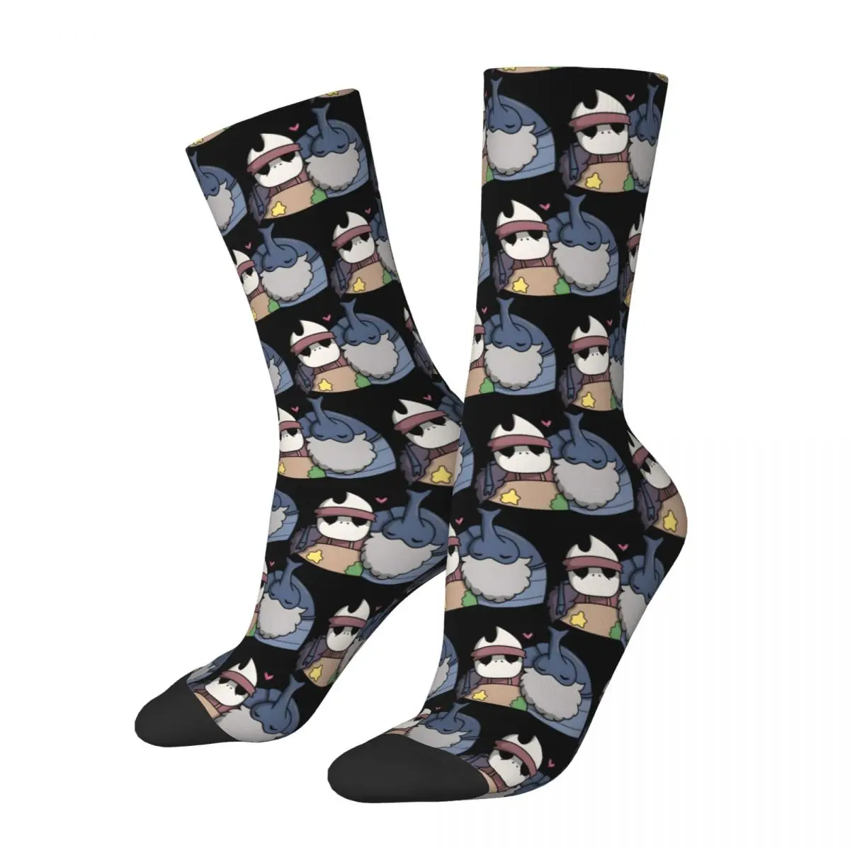 Vintage Sheo And Nailsmith Men's compression Socks Unisex Hollow Knight Harajuku Seamless Printed Novelty Crew Sock