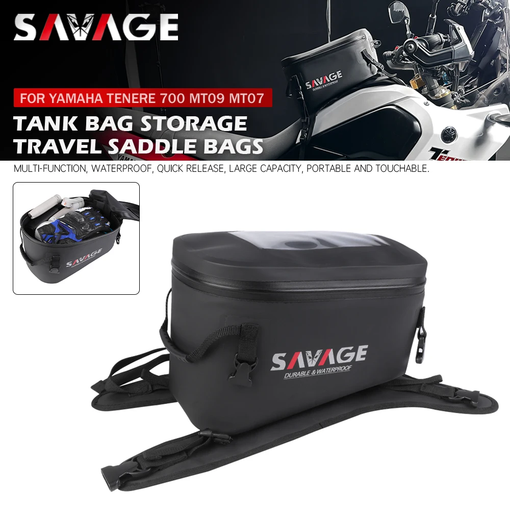 

Tank Bag Luggage For YAMAHA Tenere 700 MT09 MT-09 SP Tracer 9 900 GT 9GT 9GT+ MT07 MT03 MT25 Motorcycle Tanklock Racing Backpack