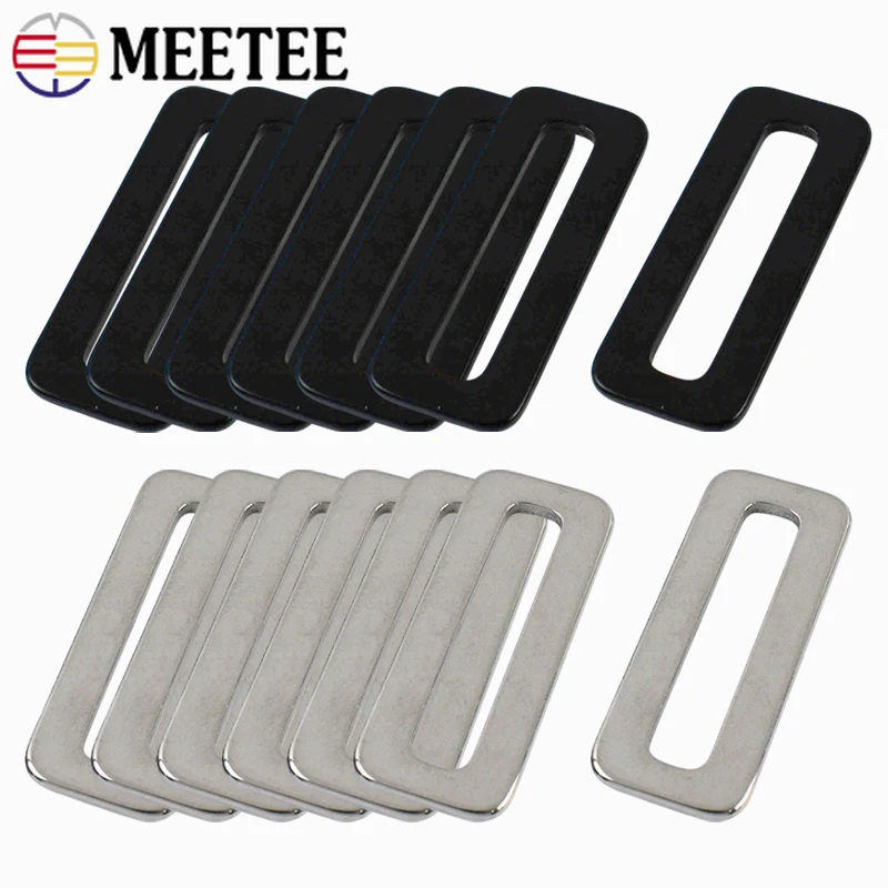 

10/20Pcs 20-50mm Metal Ring Buckles 304 Stainless Steel Loop Clasp Bag Strap Webbing Belt Adjust Hook Hardware Bags Accessories