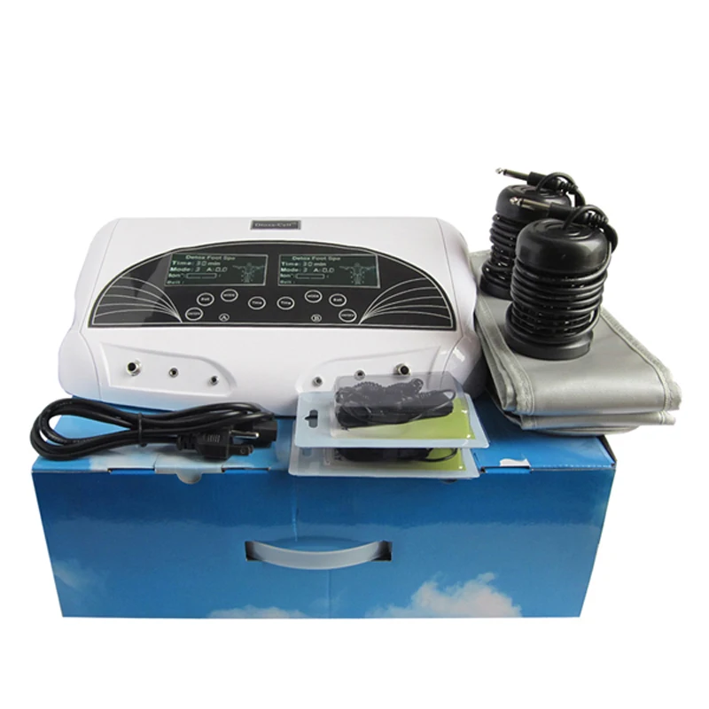 

Large Lcd Display Dual Ion Cleanse Foot Detox Machine