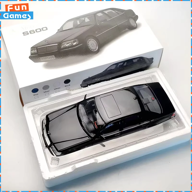 

Коллекционная модель автомобиля Mercedes-Benz S600 «Голова тигра» (масштаб 1:18), оригинальная имитация, из сплава, с полностью открывающимися дверями, украшение, подарок для фанатов