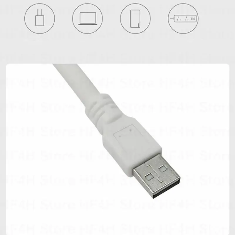 5V USB port Plug round Lamp Bedside living Lamp Eye Protection Student Portable Study Reading Night Light computer keyboard