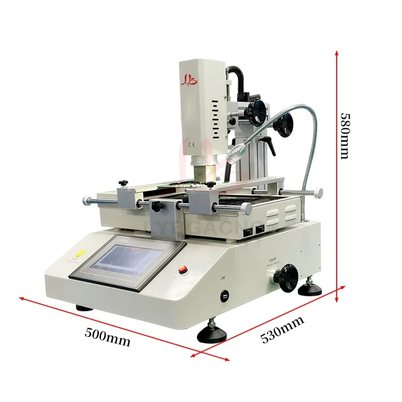 

Touch Screen Hot Air Rework Station LY-R5820 Economic 3 Temperature Zones for Game Console Notebook Computer Motherboard Repair