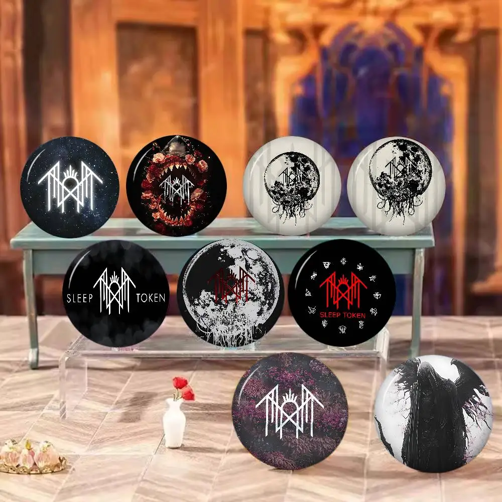 Sleep Rock Band T-Token Customizable Soft Button Pin For Women Creative Jewelry Funny Badge Cartoon Lover Hat