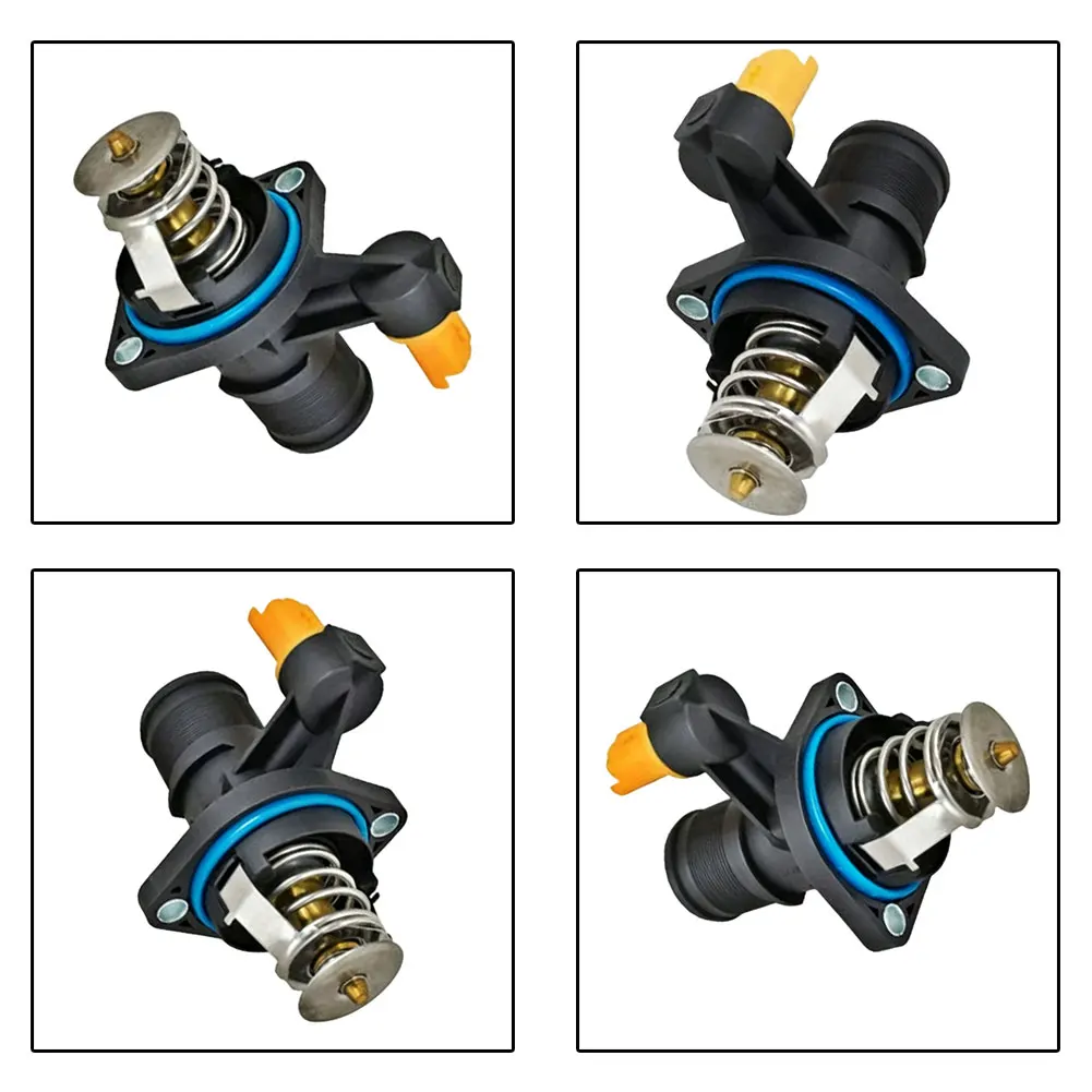 For Daily Driving Black Engine Coolant Thermostat Strict Quality Control Direct Replacement Fitment High Temperature Resistance