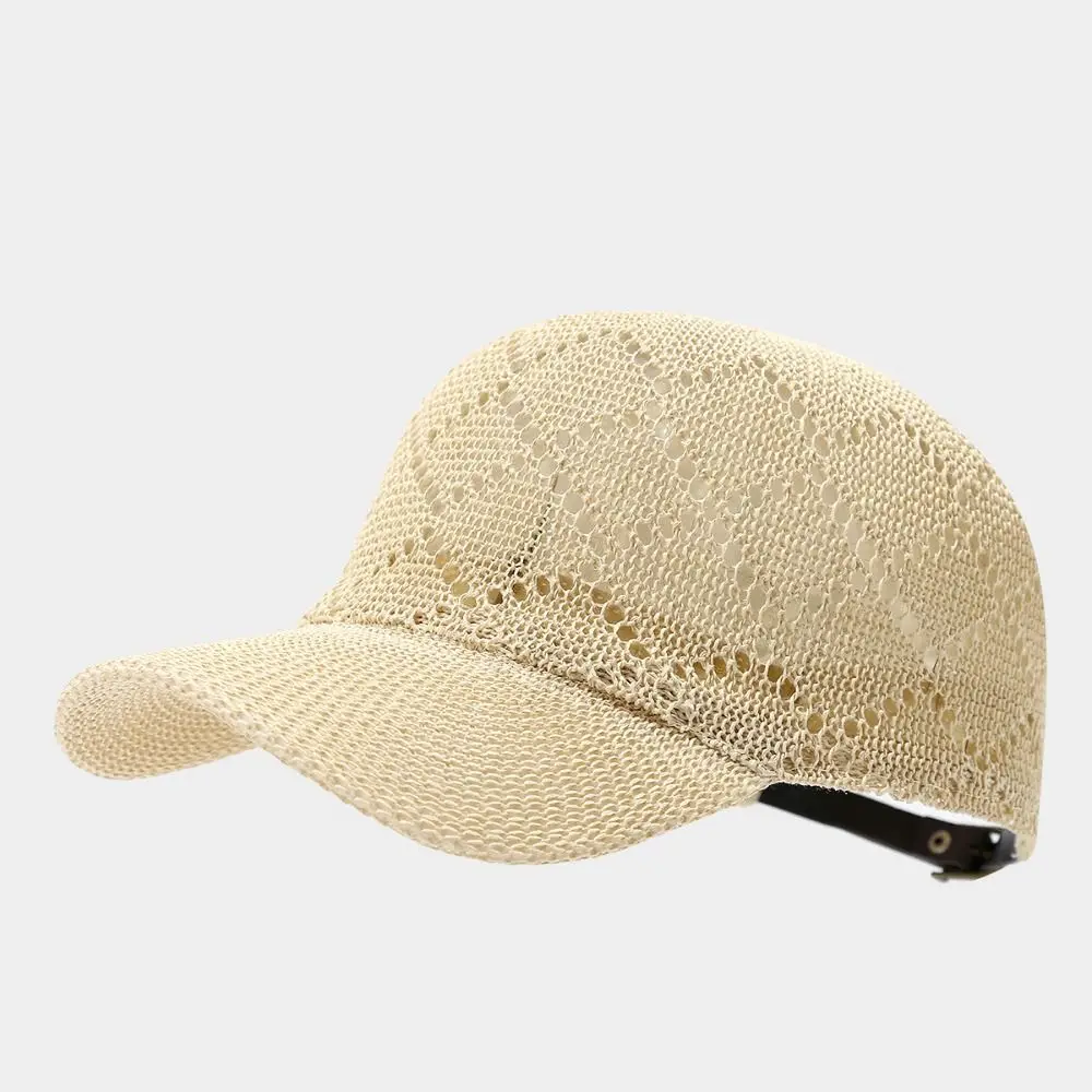 Modne regulowane letnie czapki przeciwsłoneczne, oddychające czapki baseballowe z ochroną UV, czapki typu snapback dla kobiet