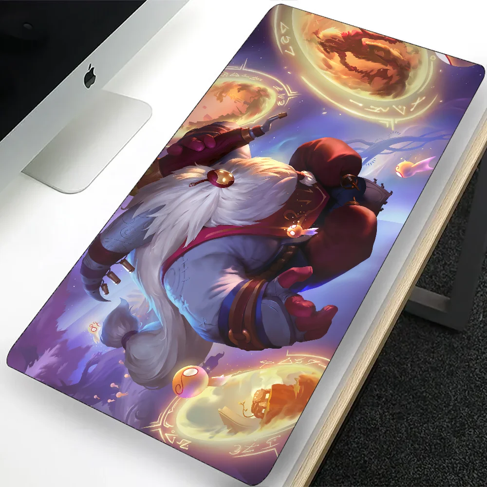 Tapis de souris League of ATIONS End Bard, grand tapis de souris de jeu, ordinateur, sous PC Gamer, ordinateur portable, bureau, clavier, polymères, tapis de bureau