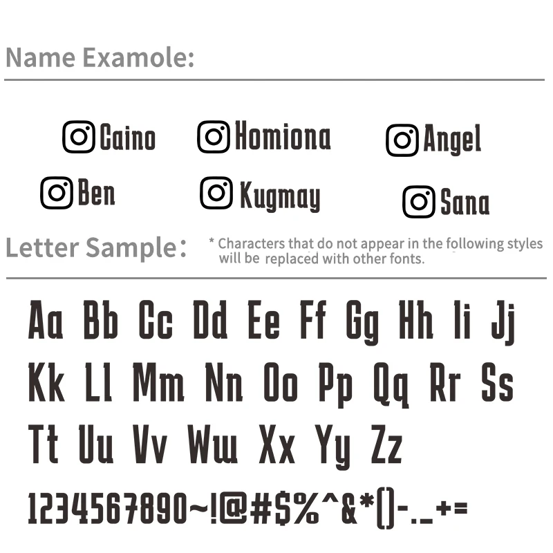 1PC User Name Custom Personalized Instagram Motorcycle Stickers Waterproof DIY Fuel Tank Helmet Car Bicycle Vinyl Decals image 2