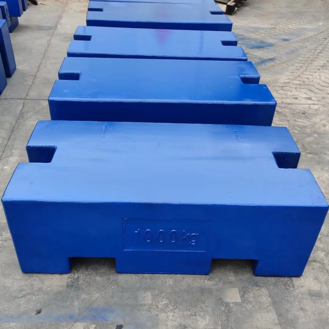 500kg 1000kg Cast Iron Calibration Weights Test Masses For Crane