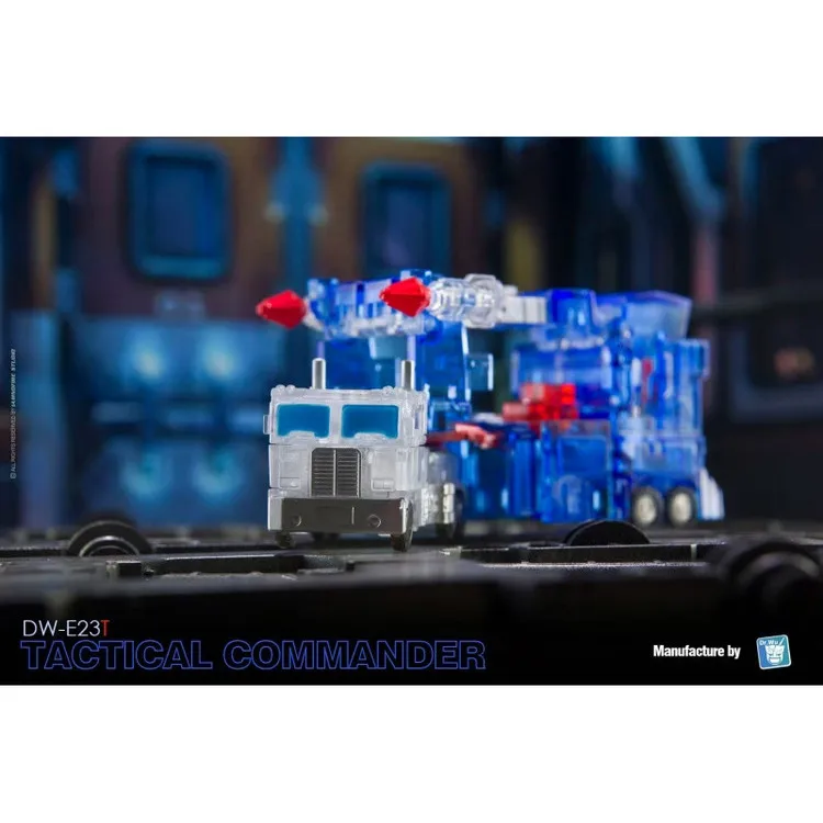 Auf Lager NEUE DR.WU DW-E23 Ultra Magnus Farbe Transparent Edition Transformation Kleine Action Figur Modell Sammlung Spielzeug