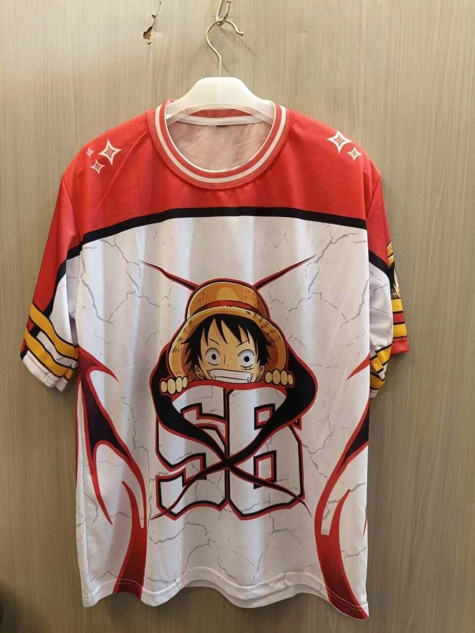 

2026 Bestselling One Piece Straw Hat Luffy Special Edition - Unisex Bandai Summer Sports Quick-Drying Breathable Cosplay T-Shirt