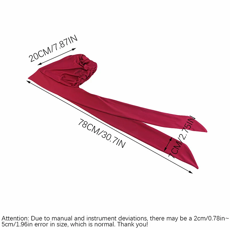 وشاح الرأس بشريط مطاطي أحادي اللون للنساء ، نمط العمامة العرقي ، قبعة قبعة صغيرة عصرية ، إكسسوارات شعر للفتيات