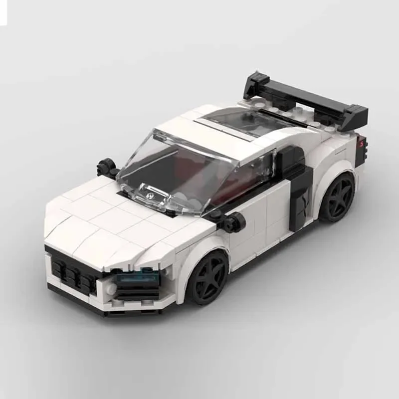 Speed Champion Model MOC Building Bricks 6-Cylinder Urban Supercar Modular Technology Gifts Holiday Assemble Children Toys Suit