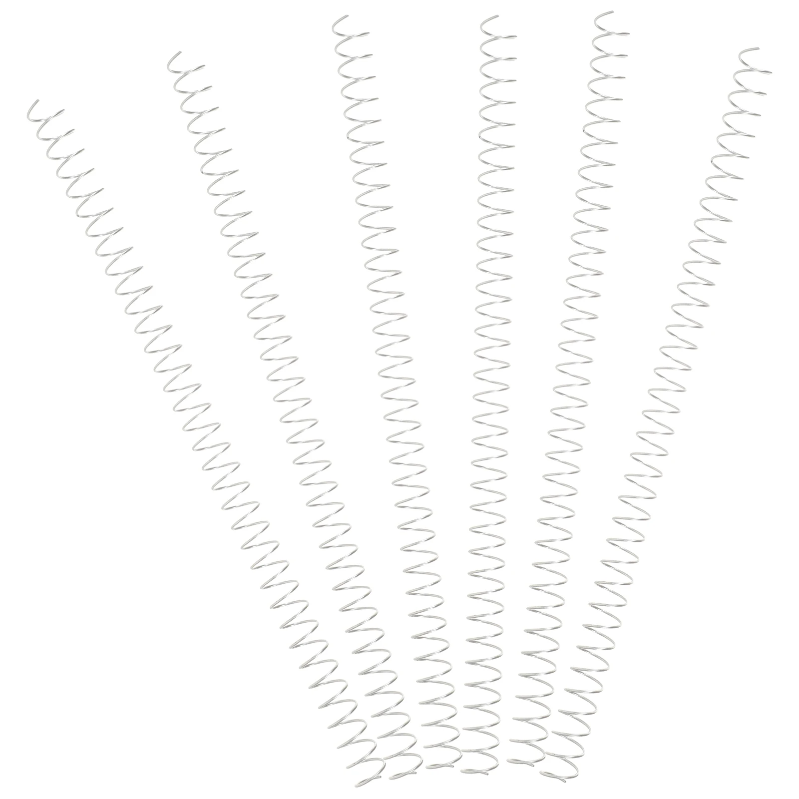 

10pcs Metal Spiral Binder Rings 11mm Diameter for Notebook DIY Planner School Office Home Use Loose Leaf Coils Organizer