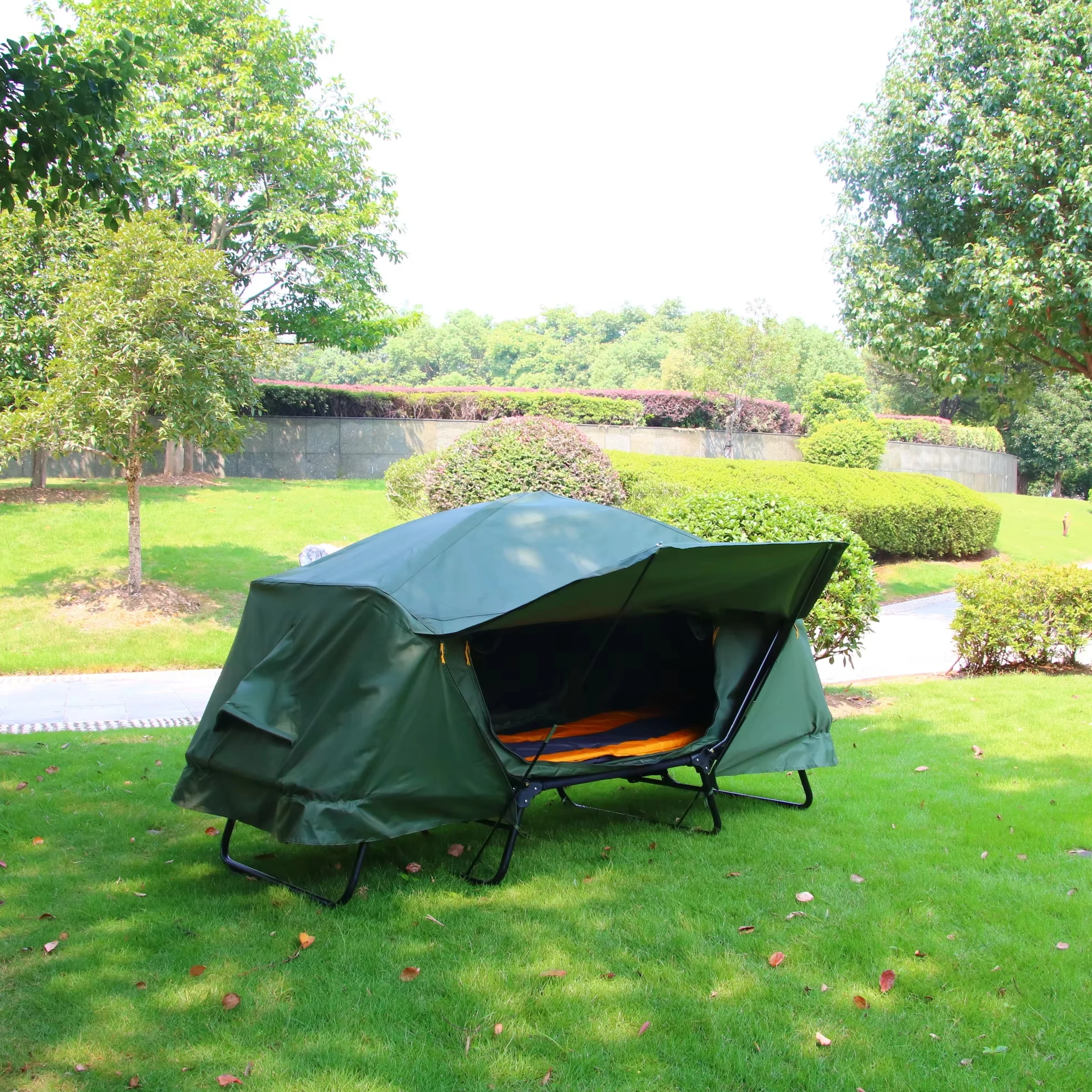 Factory direct sales camping crib outdoor fishing bed tent waterproof ground tent