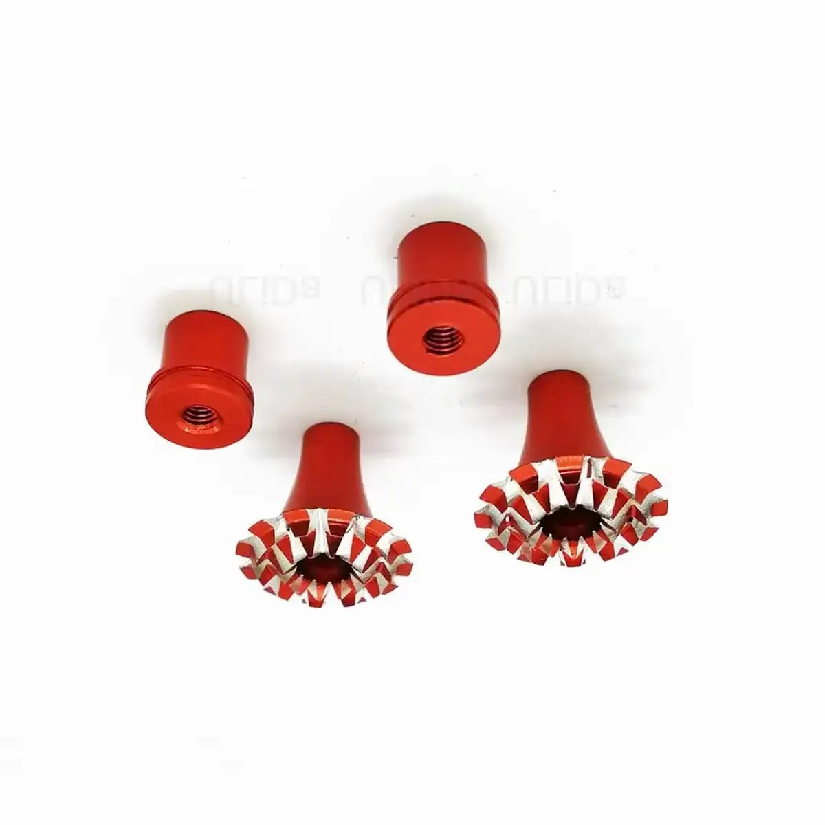 

1Pair M3 M4 Rocker Head Double layer 3D Metal Non-slip Transmitter Stick Ends for Frsky QX7 Remote Controller RC DIY Parts