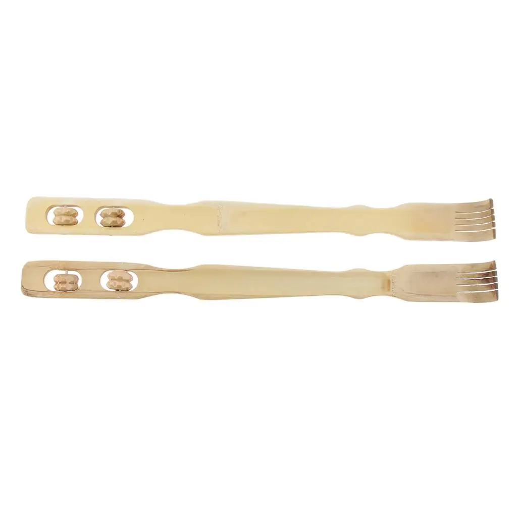 Бамбуковый скребок длиной 18 дюймов, зудящий самомассажер с массажем