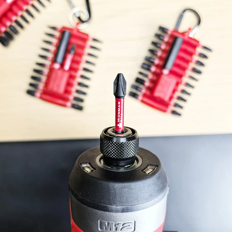 22 Pcs Impact Screwdriver Bits Set With Organizer Sleeve, Magnetic S2 Steel Multi Driver Bits And 1Pc Bit Holder