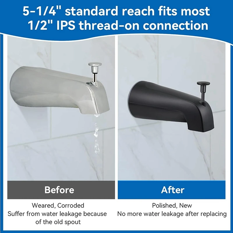 Badewannen auslauf für E531D-1F-62, Wannen auslauf mit Dusch umlenker 1/2-Zoll-ips Innen faden Badewanne Wasserhahn Auslauf